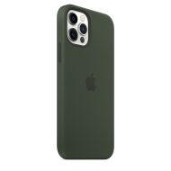 Apple silikónový obal pre iPhone 12/12 Pro – cypersky zelený s MagSafe – Obrázok 5