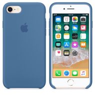 Apple silikónový obal pre iPhone 7 / 8 – džínsovo modrý – Obrázok 3