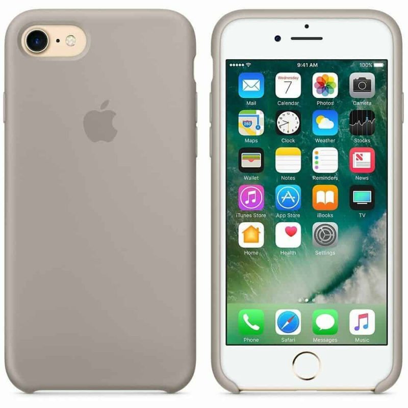 Apple silikónový obal pre iPhone SE 2020 – oblázkový 3