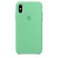 Apple silikónový obal pre iPhone XS Max - mätový