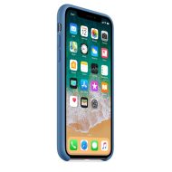 Apple silikónový obal pre iPhone X / XS – džínsovo modrý – Obrázok 2