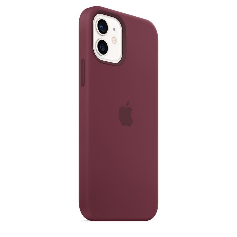 Apple silikónový obal pre iPhone 12/12 Pro – slivkový s MagSafe 5