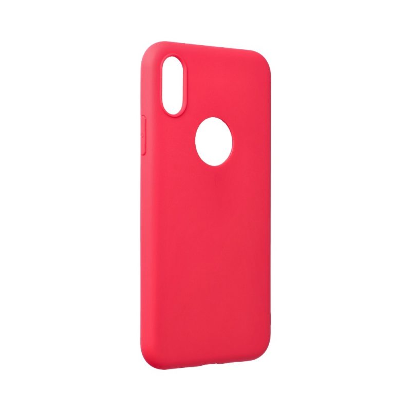 Forcell SOFT silikónový obal pre iPhone X/XS červený 1