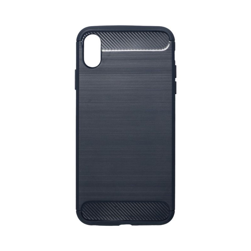 Obal Forcell CARBON pre iPhone X/XS tmavomodrý 1