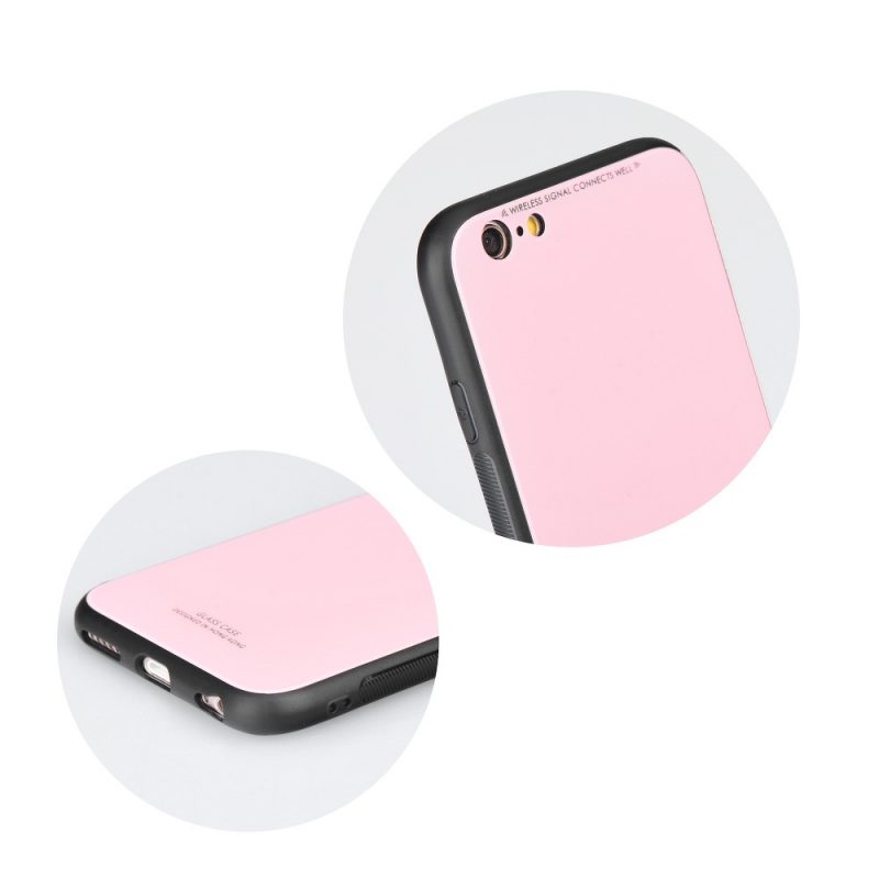 SKLENENÝ obal Forcell pre iPhone 7 Plus / 8 Plus ružový 2