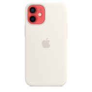 Apple silikónový obal pre iPhone 12 mini – biely s MagSafe – Obrázok 2