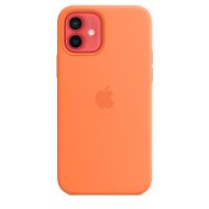 Apple silikónový obal pre iPhone 12/12 Pro – kumquatovo oranžový s MagSafe – Obrázok 2
