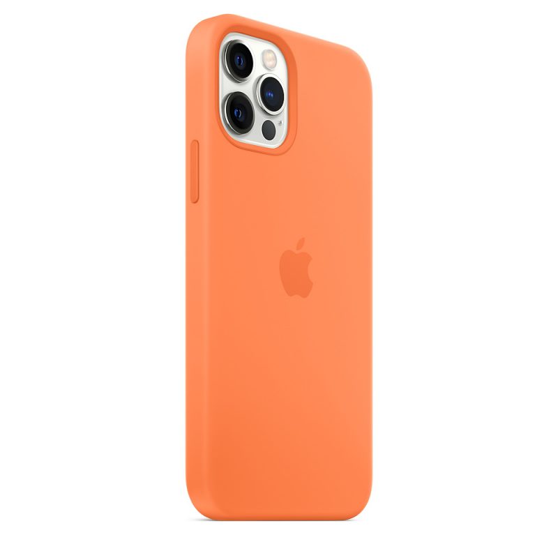 Apple silikónový obal pre iPhone 12/12 Pro – kumquatovo oranžový s MagSafe 5