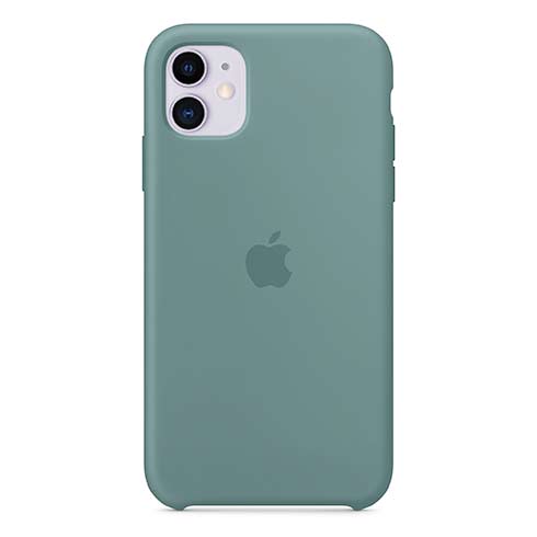 Apple silikónový obal pre iPhone 11 – kaktusovo zelený 4