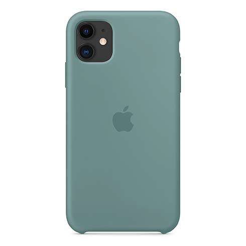 Apple silikónový obal pre iPhone 11 – kaktusovo zelený 3