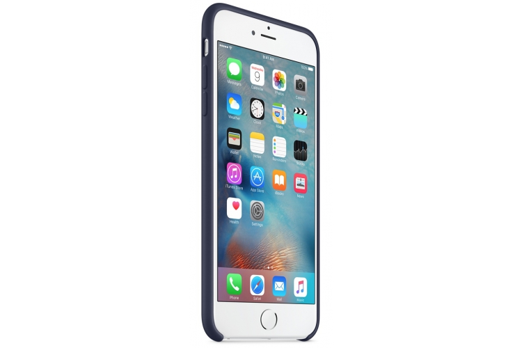 Apple silikónový obal pre iPhone 6 Plus / 6S Plus – polnočne modrý 2