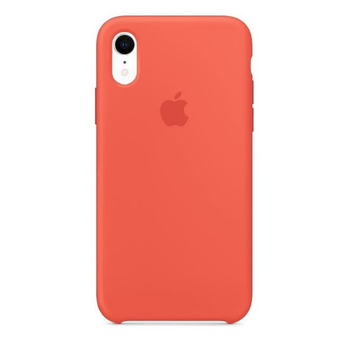 Apple silikónový obal pre iPhone XR – oranžový 1