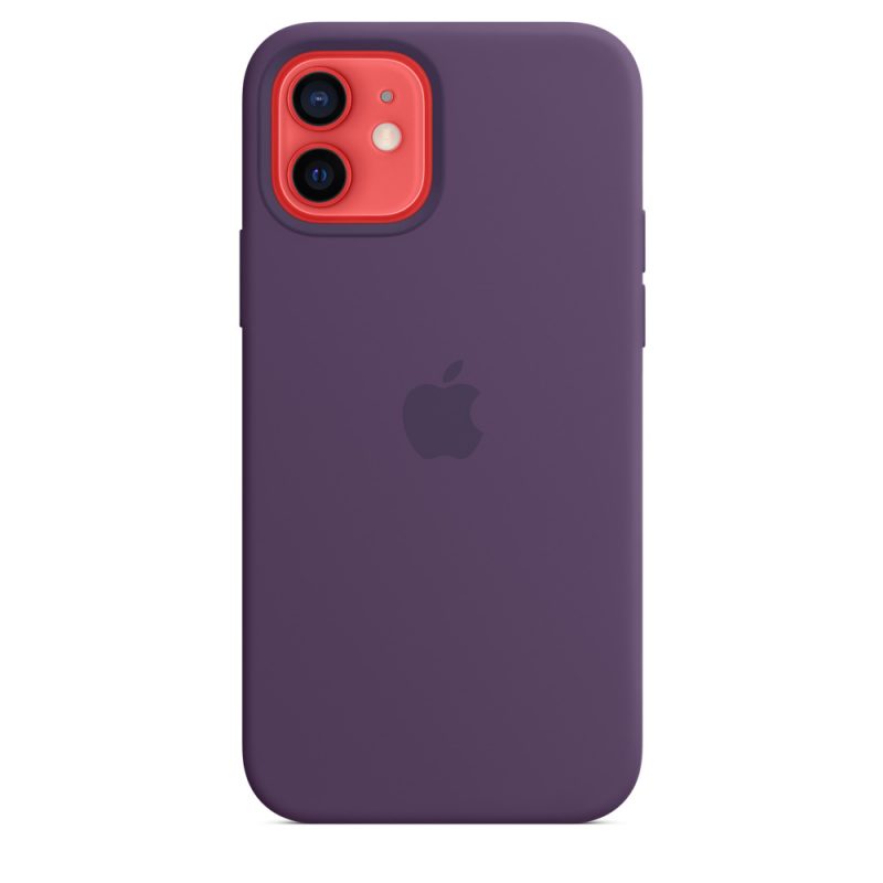 Apple silikónový obal pre iPhone 12/12 Pro – ametystový s MagSafe 6