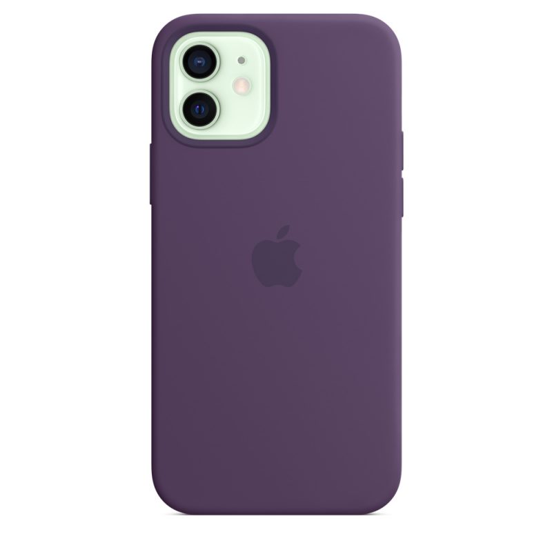Apple silikónový obal pre iPhone 12/12 Pro – ametystový s MagSafe 1