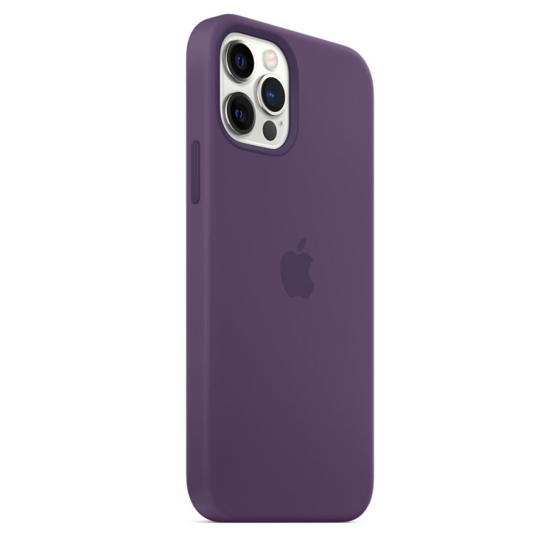 Apple silikónový obal pre iPhone 12/12 Pro – ametystový s MagSafe 4