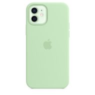 Apple silikónový obal pre iPhone 12/12 Pro – pistáciový s MagSafe