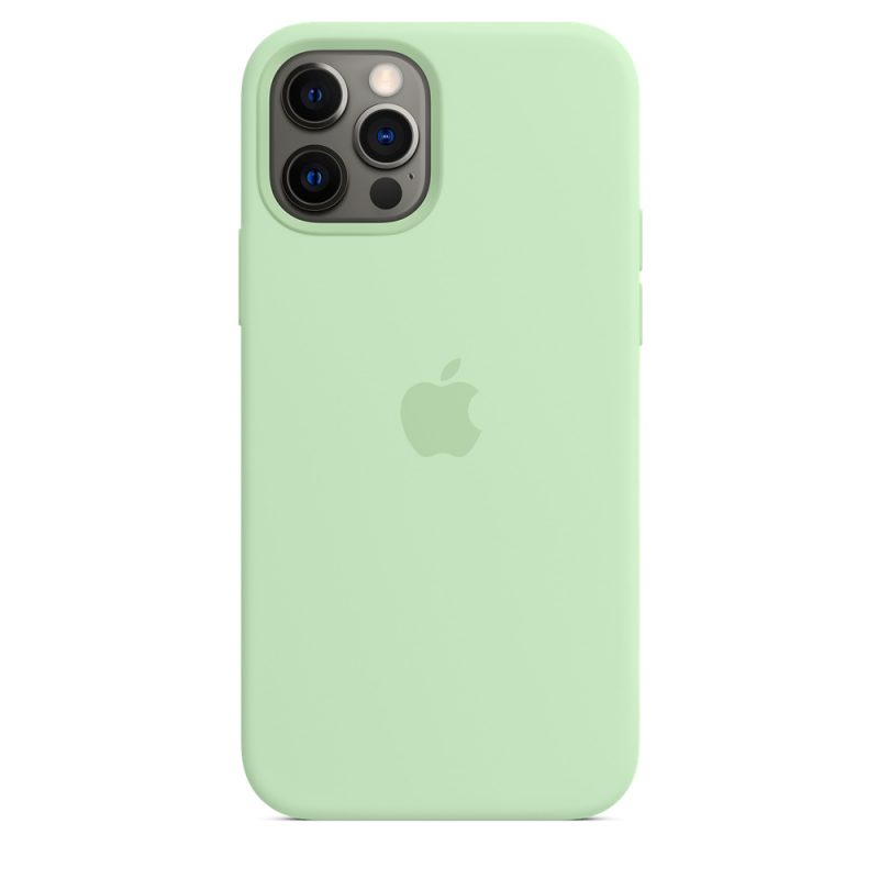 Apple silikónový obal pre iPhone 12/12 Pro – pistáciový s MagSafe 5