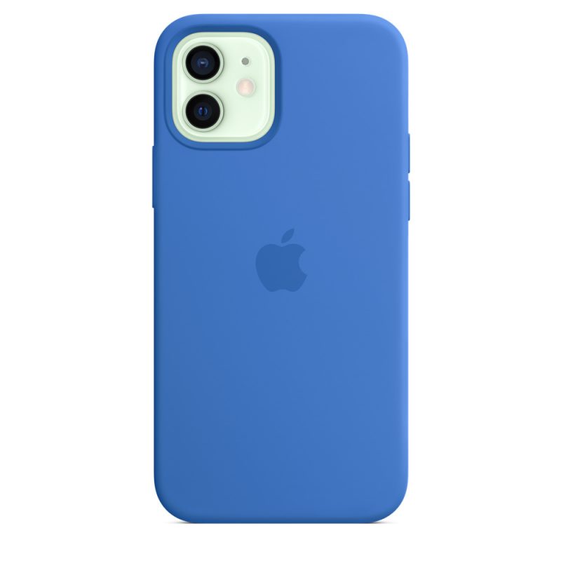 Apple silikónový obal pre iPhone 12/12 Pro – stredomorsky modrý s MagSafe 1