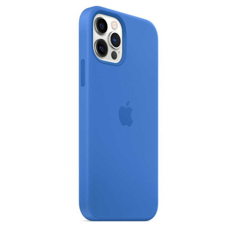 Apple silikónový obal pre iPhone 12/12 Pro – stredomorsky modrý s MagSafe 5