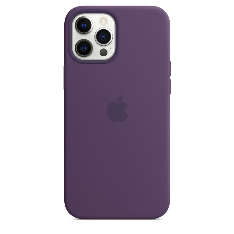 Apple silikónový obal pre iPhone 12 Pro Max – ametystový s MagSafe 4