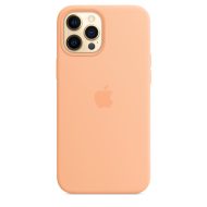 Apple silikónový obal pre iPhone 12 Pro Max – melónovo oranžový s MagSafe