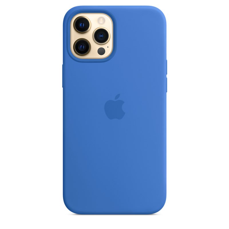Apple silikónový obal pre iPhone 12 Pro Max – stredomorsky modrý s MagSafe 1