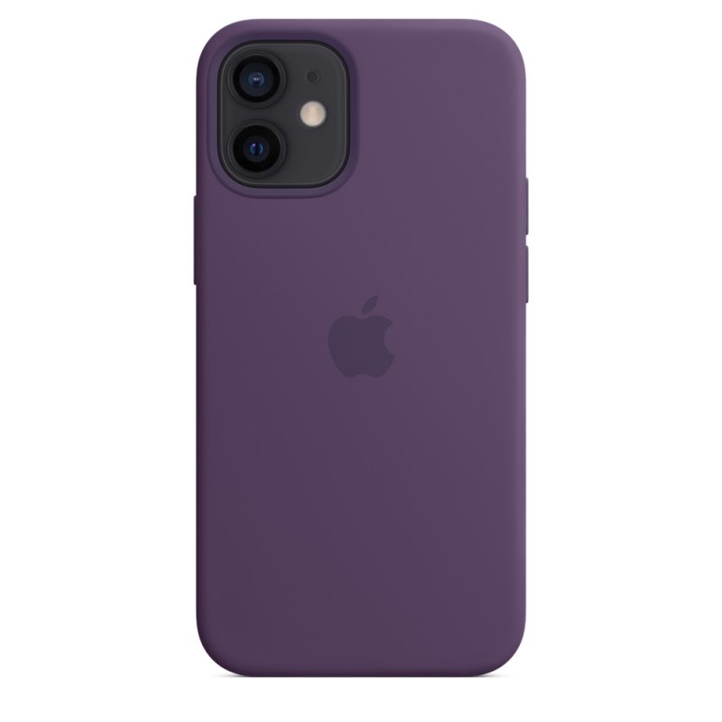Apple silikónový obal pre iPhone 12 mini – ametystový s MagSafe 3