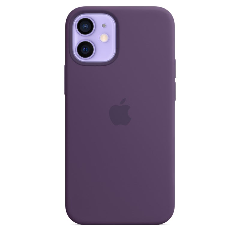 Apple silikónový obal pre iPhone 12 mini – ametystový s MagSafe 2