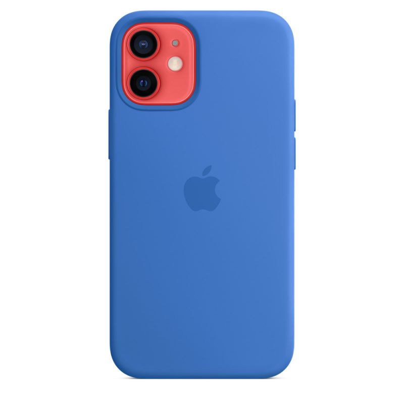 Apple silikónový obal pre iPhone 12 mini – stredomorsky modrý s MagSafe 4