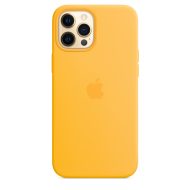 Apple silikónový obal pre iPhone 12 Pro Max – slnečnicový s MagSafe