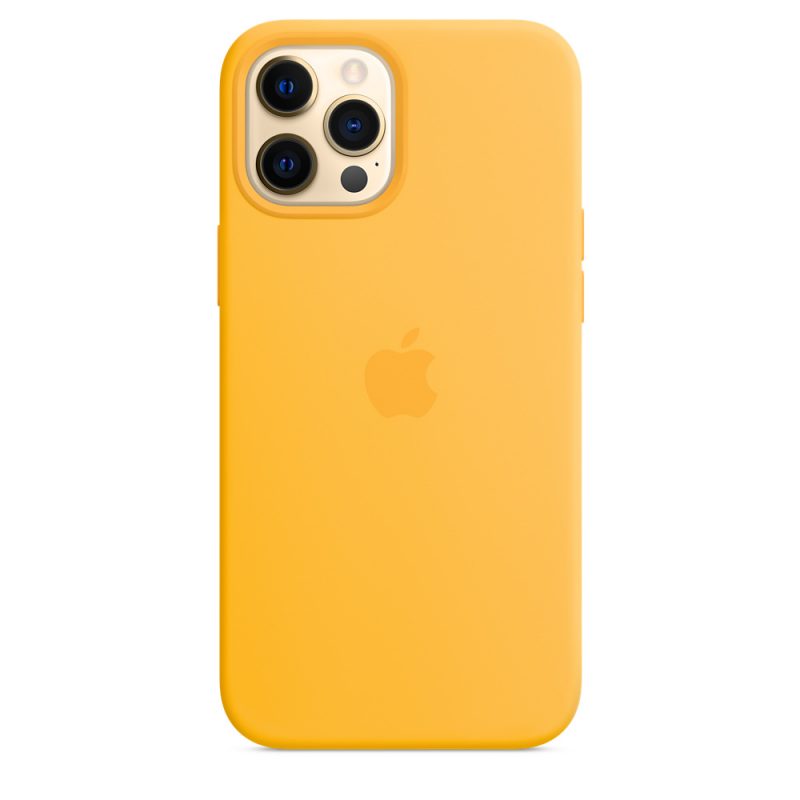 Apple silikónový obal pre iPhone 12 Pro Max – slnečnicový s MagSafe 1
