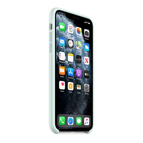 Apple silikónový obal pre iPhone 11 Pro - bledozelený 2
