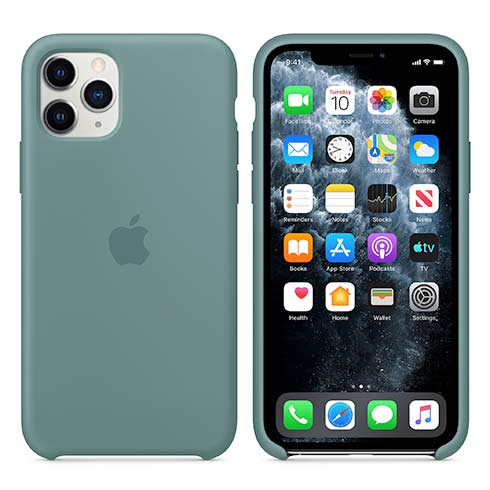 Apple silikónový obal pre iPhone 11 Pro – kaktusovo zelený 4