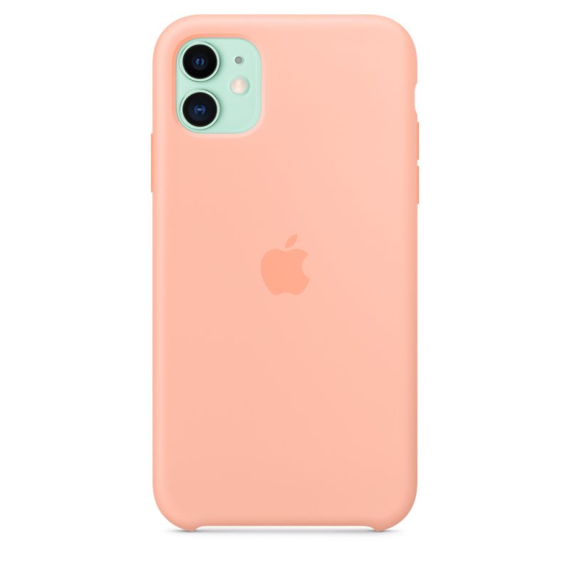 Apple silikónový obal pre iPhone 11 – grepovo ružový 3