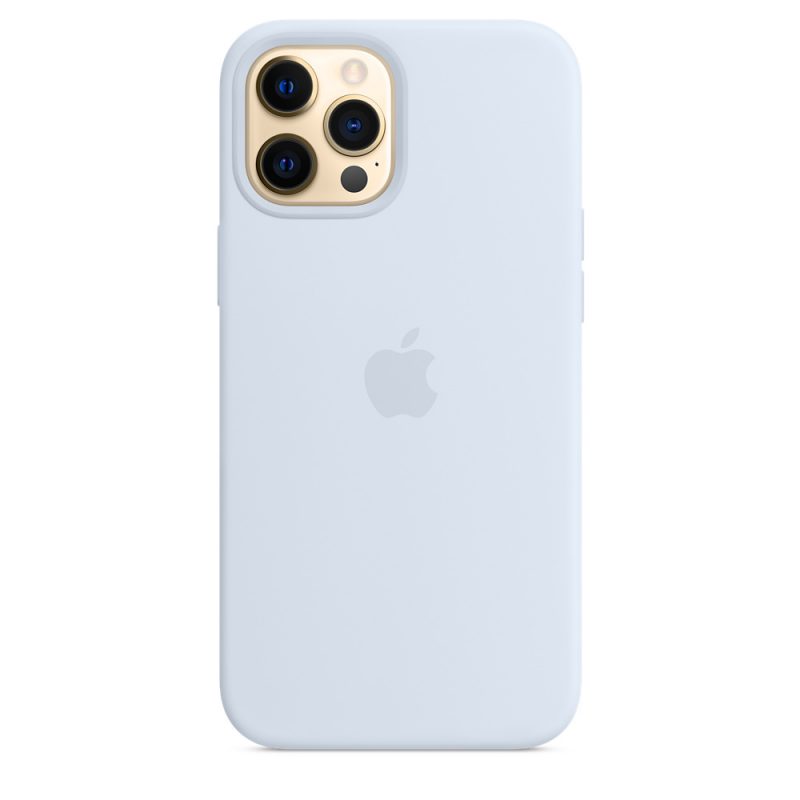 Apple silikónový obal pre iPhone 12 Pro Max – nebesky modrý s MagSafe 1