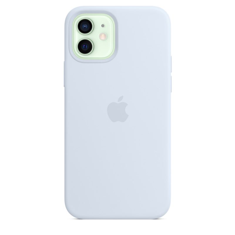 Apple silikónový obal pre iPhone 12/12 Pro – nebesky modrý s MagSafe 1