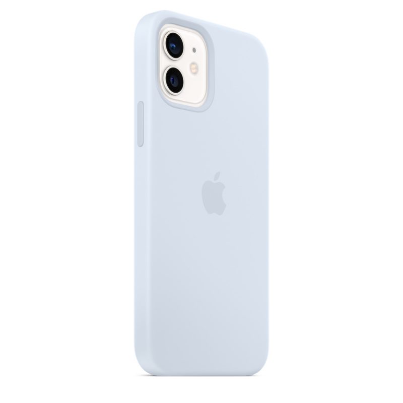 Apple silikónový obal pre iPhone 12/12 Pro – nebesky modrý s MagSafe 4