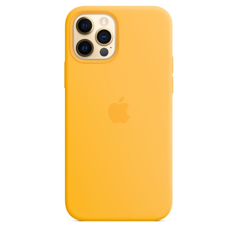 Apple silikónový obal pre iPhone 12/12 Pro – slnečnicový s MagSafe 3
