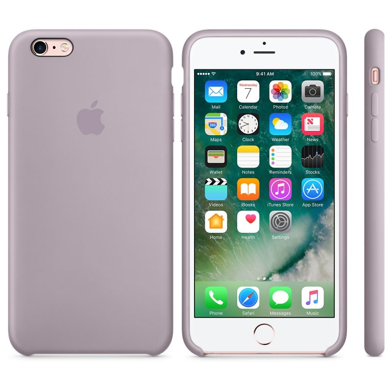 Apple silikónový obal pre iPhone 6 / 6S – levanduľový 2