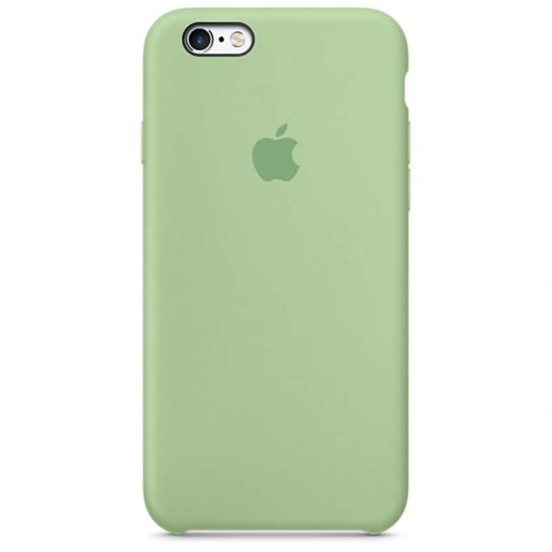 Apple silikónový obal pre iPhone 6 / 6S – mätovo zelený 1