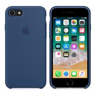 Apple silikónový obal pre iPhone 7 / 8 – kobaltovo modrý – Obrázok 4