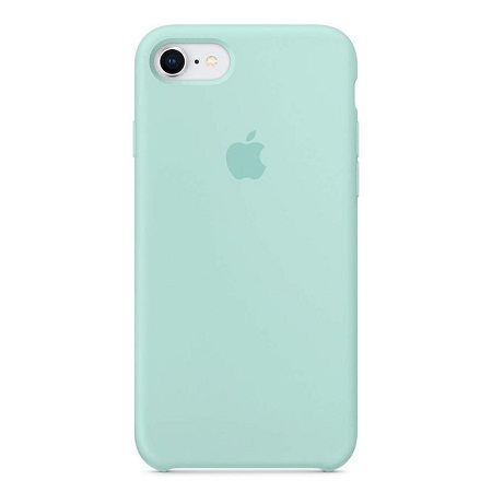 Apple silikónový obal pre iPhone 7 / 8 – námornícky zelený 1