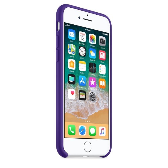Apple silikónový obal pre iPhone 7 / 8 – fialový 2