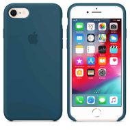 Apple silikónový obal pre iPhone 7 / 8 – vesmírne modrý – Obrázok 3