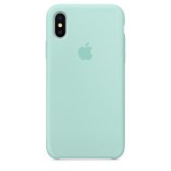 Apple silikónový obal pre iPhone X / XS – námornícky zelený