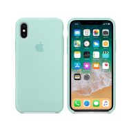 Apple silikónový obal pre iPhone X / XS – námornícky zelený – Obrázok 2