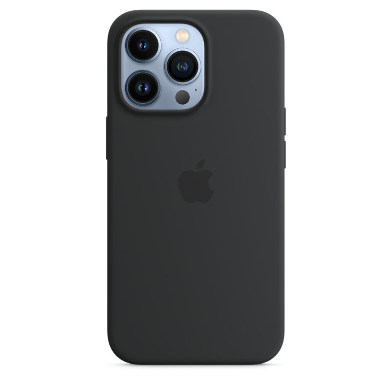 Apple silikónový obal pre iPhone 13 Pro – čierny s MagSafe 3