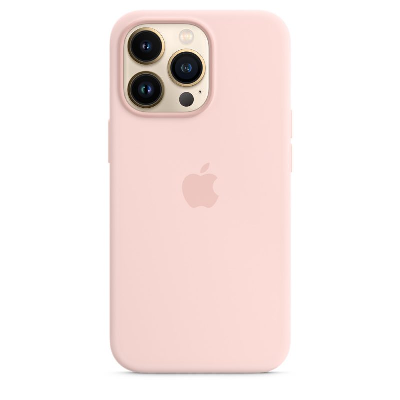 Apple silikónový obal pre iPhone 13 Pro – kriedovo ružový s MagSafe 5