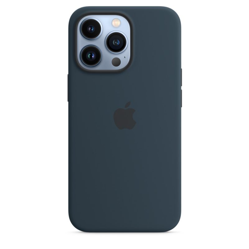 Apple silikónový obal pre iPhone 13 Pro – tmavomodrý s MagSafe 5