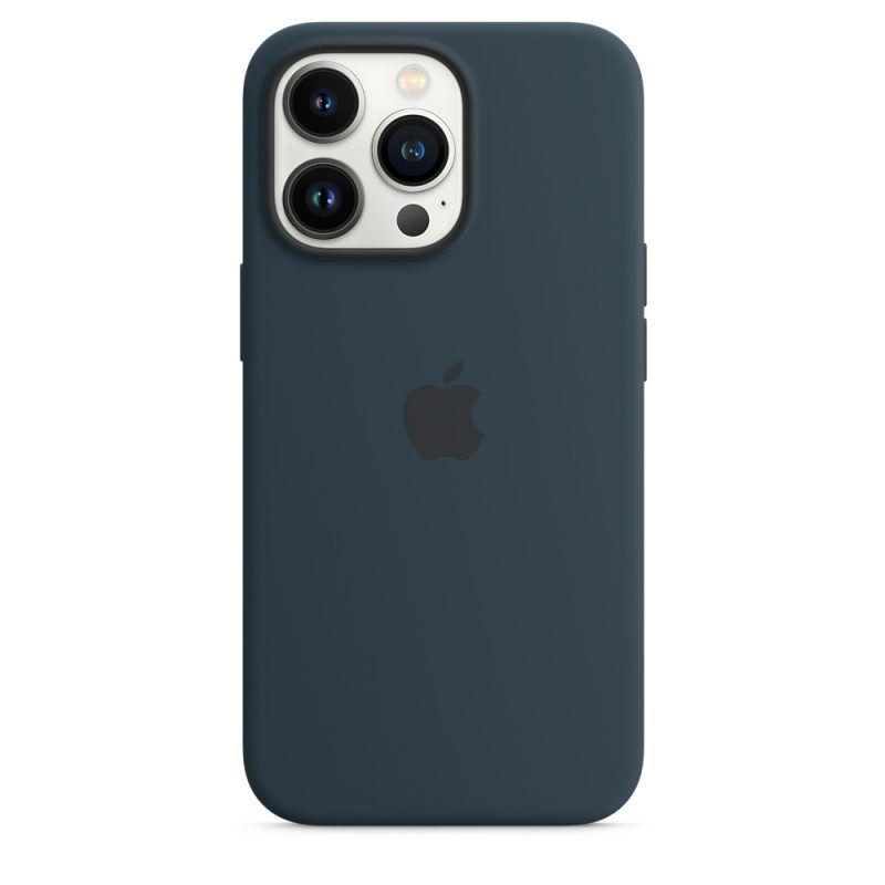Apple silikónový obal pre iPhone 13 Pro – tmavomodrý s MagSafe 1
